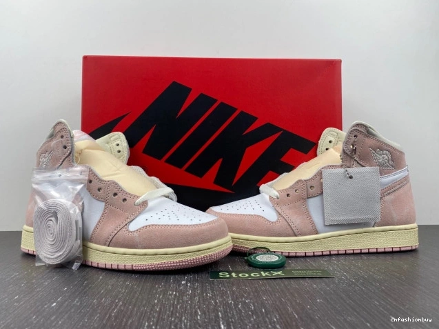 FD2596-600 (Women's) 1 OG Pink Jordan Air Washed High Retro 0908